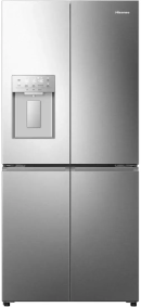 Hisense RQ5P470SYID - Amerikaanse Koelkast - 178.5 cm - 483L - Total No Frost - RVS