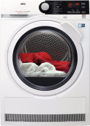AEG T8DBE86W - Warmtepompdroger - 8 kg - AbsoluteCare & SensiDry - 65 dB - Energieklasse A+++