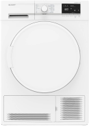 Sharp KD-GCB8S7PW9 - Condensdroger - 8 kg - 65 dB - Energieklasse B