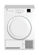 Beko Dcu8235bx - Condensdroger - 8 kg - 66 dB - Energieklasse B
