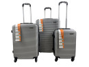 Libiao  Kofferset 3 Delig - 85l &  50l & 30l -  Zilver Grijs