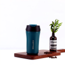 Hbs Rvs Thermosbeker - Drinkfles - Herbruikbare Koffiebeker - 420 Ml -  Blauw