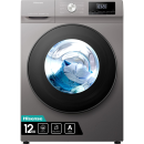 Hisense Wfqa1214evjmt - Wasmachine - 12 kg - 1400 tpm - Stoomfunctie - Energieklasse A - Grijs