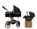 Bellaby Nieuwe Luxe Kinderwagen 3 In 1 Kinderwagen Met Autostoel