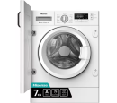 Hisense WF3M741BWI - Inbouw Wasmachine - 7 kg - 1400 tpm - Stoomfunctie - Energieklasse A
