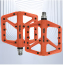 Hbs Pd-502 Fietspedalen - Lichtgewicht Slijtvast En Antislip Oranje