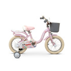 Zonix Meisjesfiets 14 Inch Roze Kinderfiets Met Zijwieltjes  Voor Meisjes Van 3 Tm 5 Jaar  Geschikt Voor Kledingmaat 98-108