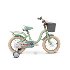 Zonix Meisjesfiets 14 Inch Pastelgroen Kinderfiets Met Zijwieltjes Voor Meisjes Van 3 Tm 5 Jaar Geschikt Voor Kledingmaat 98-108