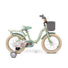 Zonix Meisjesfiets 16 Inch Pastelgroen Kinderfiets Met Zijwieltjes  Voor Meisjes Van 4 Tm 6 Jaar  Geschikt Voor Kledingmaat 103-118