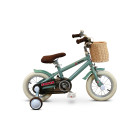 Zonix Kinderfiets 12 Inch Jongensfiets – Mintgroen Met Zijwieltjes | Leeftijd 2-4 Jaar | Kledingmaat 90-105