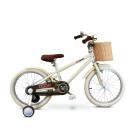 Zonix Kinderfiets 18 Inch Jongensfiets – Licht Beige Met Zijwieltjes | Leeftijd  5-7 Jaar | Kledingmaat 110-123