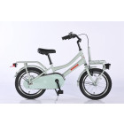 Zonix Meisjesfiets 16 Inch Mint Grey Kinderfiets Transport   Voor Meisjes Van 4 Tm 6 Jaar  Geschikt Voor Kledingmaat 100-115
