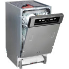 ​bauknecht Bk4pc11bs7a0 Smalle Onderbouw Vaatwasser - 45 Cm -  8 Verschillende Spoelprogramma_s - 11 Couverts