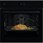Aeg Nbb8s621ab Inbouw Stoomoven - Wi-fi -  Steamify® -  Airfry - Kinderbeveiliging -   Led-display Met Touch Control - 70 Liter - Zwart
