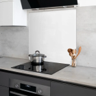Hbs Witte Spatwand – 78.5 X 89.5 Cm – Strakke Afwerking Voor De Keuken