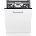 Inventum IVW6060A Volledig geïntegreerde inbouwvaatwasser - Besteklade en Bestekkorf - Vloer LED-indicator - 9 Wasprogramma's - Turbo droogsysteem - 14 Couverts - 60 cm