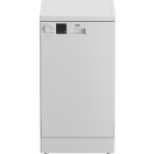Beko DVS05C20W - Vrijstaande Smalle Vaatwasser - 45 cm - 10 Couverts - Quick&Shine - 49 dB - Energieklasse E