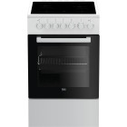 Beko FSM57100GW - Keramisch fornuis - 50 cm breed