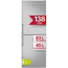 Amica AKG3845E - Koelvriescombinatie - 148 cm - 138L - RVS