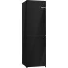 Bosch KGN27NBEAG Koel-Vriescombinatie – 182 cm, NoFrost, 255 liter, Zwart