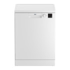 Beko DVN04X20W - Vrijstaande Vaatwasser - 60 cm - 13 Couverts - 49 dB - Energieklasse E