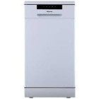 Hisense HS523E15W - Smalle Vrijstaande Vaatwasser - 45 cm - 10 Couverts - Besteklade - 47 dB - Energieklasse E