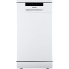 Hisense HS523E15W - Vrijstaande Smalle Vaatwasser - 45 cm - 10 Couverts - Besteklade - 47 dB - Energieklasse E