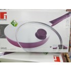 Bergener Keramische Koekenpan Met Deksel 24cm Paars