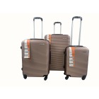 Libiao Kofferset 3 Delig - 85l &  50l & 30l -  Rose Gold