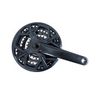 Hbs Crankstel 24-34-42t – 170 Mm – Staal – Zwart – Voor Stads- En Toerfietsen