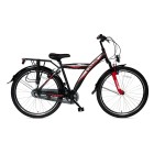 Cyclux Astro  Jongensfiets 24 Inch N3 Zwart Rood