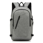 Hbs Waterdichte Rugtas Inclusief Usb Oplaadstation - Laptop Tas 14 Tm 15.6 Inch - GRIJS