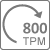 Centrifugetoerenaantal 800